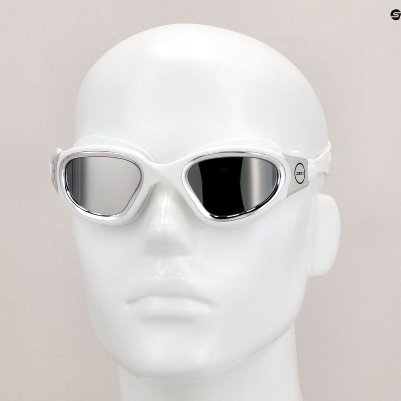 Очила за плуване ZONE3 Vapour white/silver 12