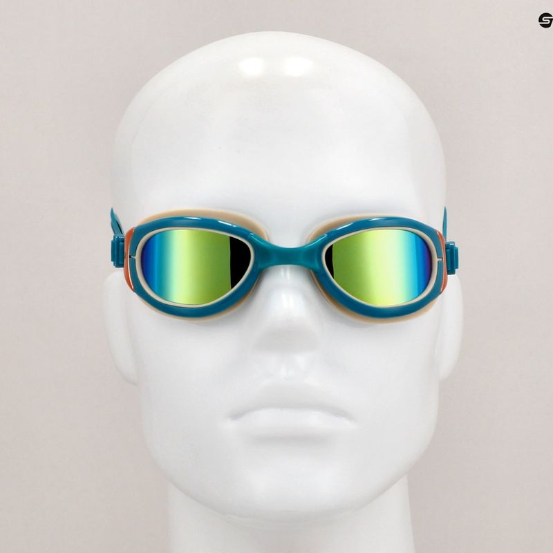 Очила за плуване ZONE3 Attack teal/cream/cooper 13