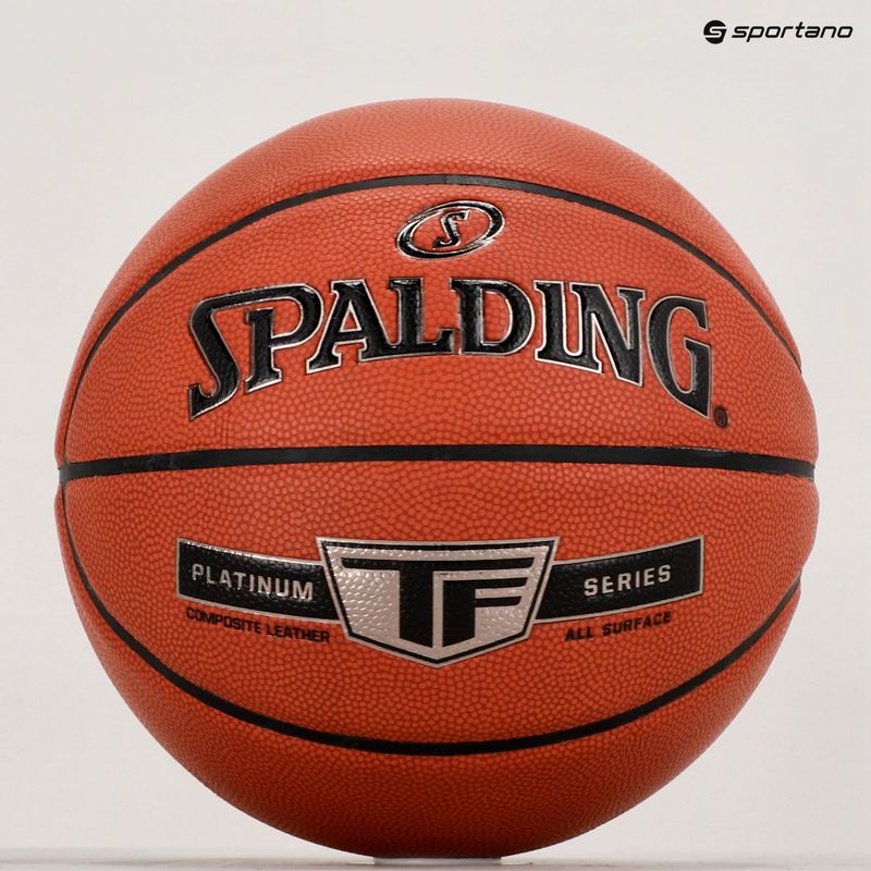 Баскетболна топка Spalding Platinum TF, оранжева 76855Z 5
