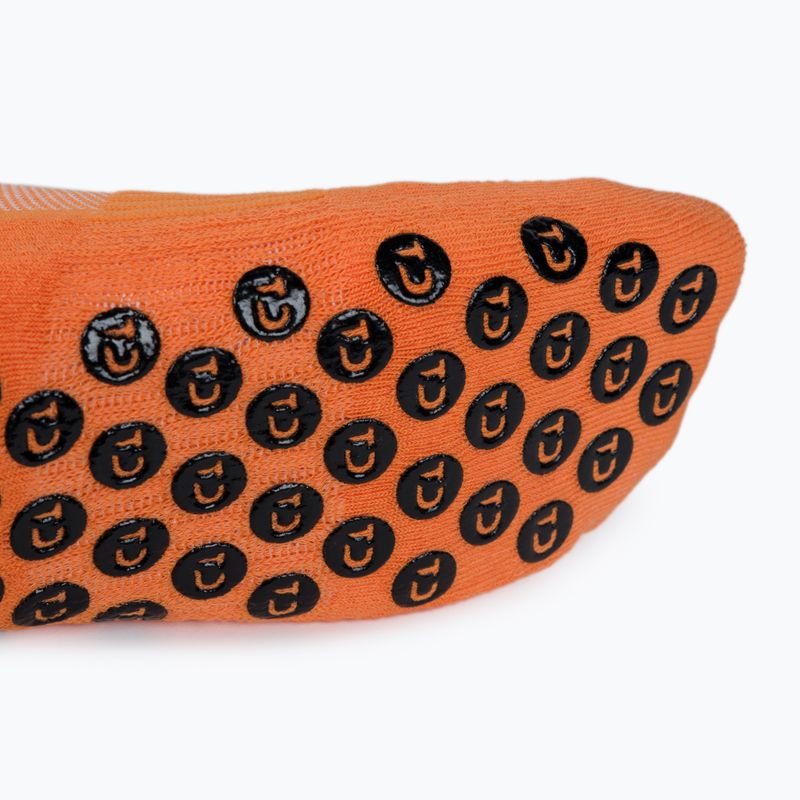 Футболни чорапи с противоплъзгащо покритие Tapedesign orange 4