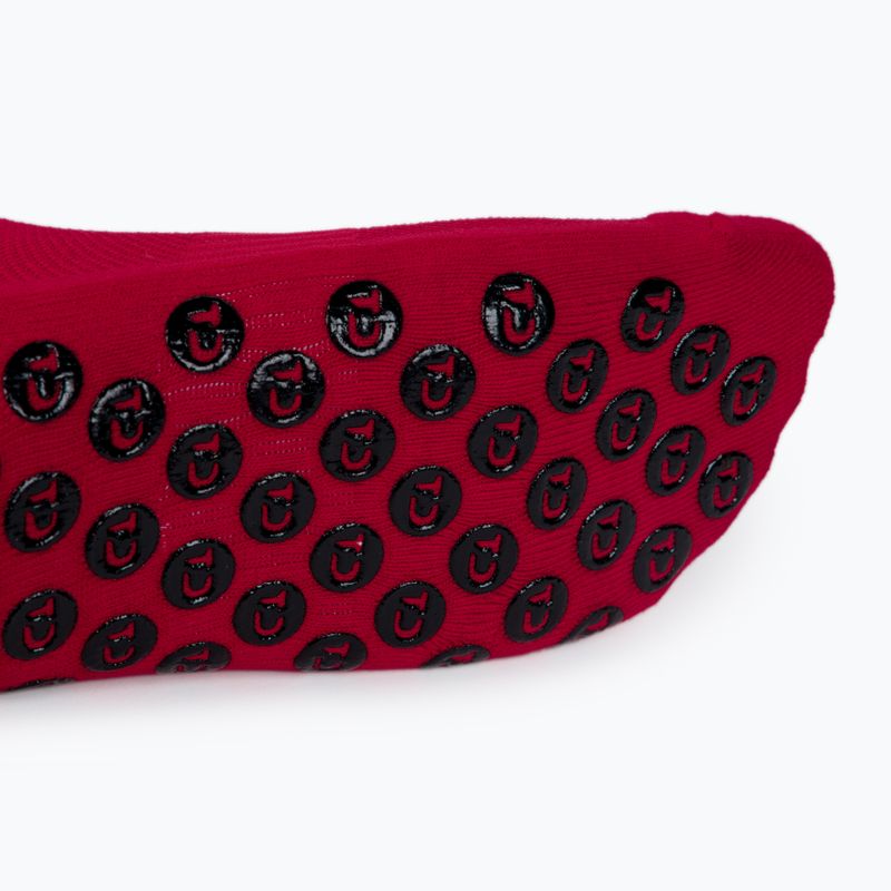 Мъжки футболни чорапи Tapedesign anti-slip червени TAPEDESIGN RED 4