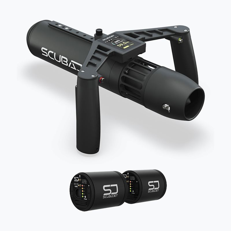 Комплект за гмуркане SCUBAJET PRO черен