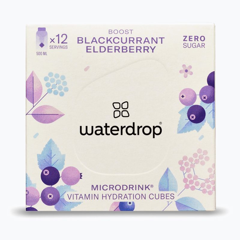 Изотонична напитка waterdrop Microdrink Boost 12 кубчета касис/елда 2