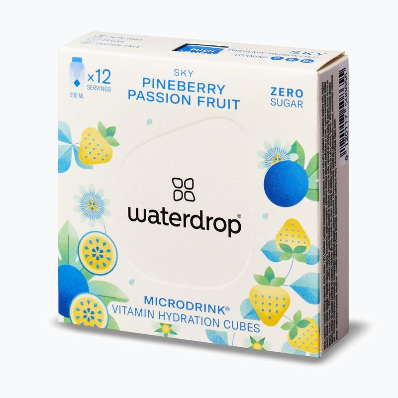 Изотонична напитка Microdrink Microdrink Sky 12 кубчета pineberry passion fruit 3