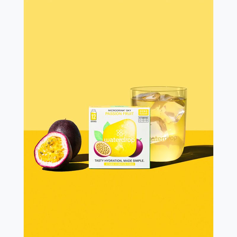 Изотонична напитка Microdrink Microdrink Sky 12 кубчета pineberry passion fruit 4