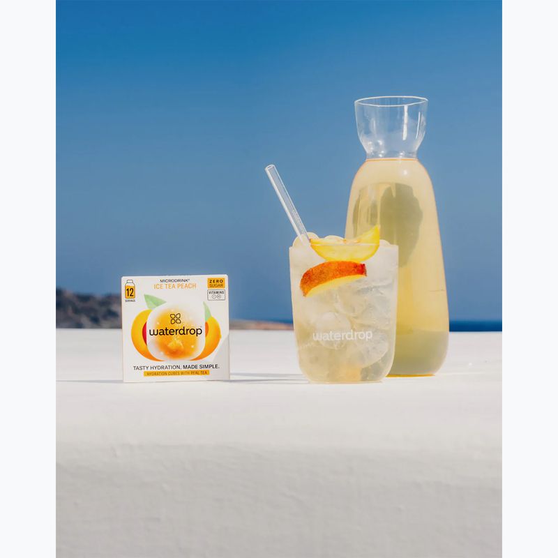Хидратираща напитка waterdrop Microdrink Ice Tea 12 кубчета праскова 3