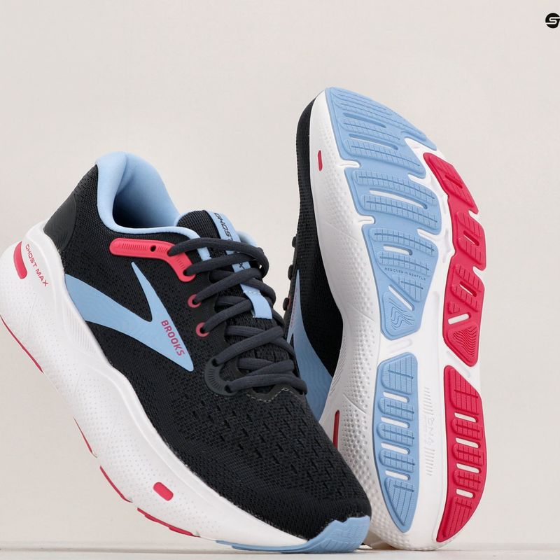 Дамски обувки за бягане Brooks Ghost Max ebony/open air/lilac rose 12