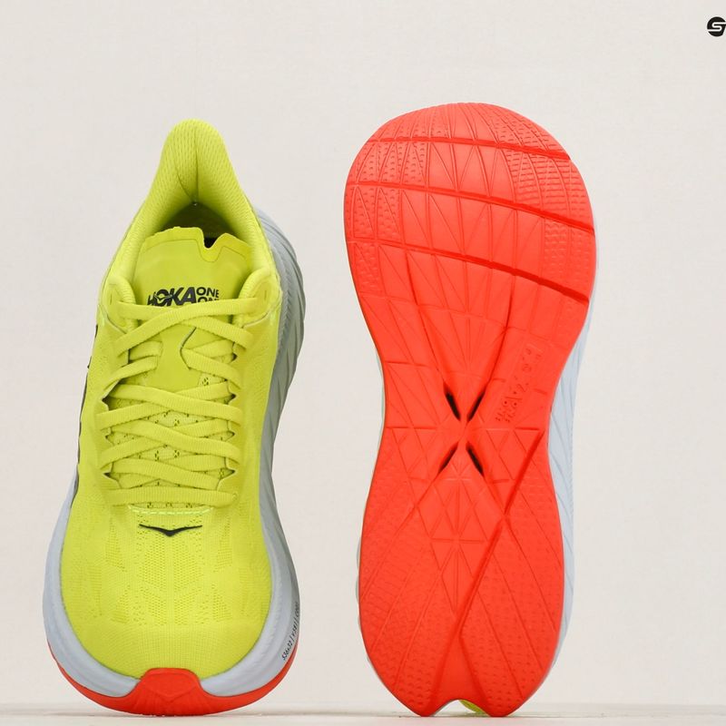 Дамски обувки за бягане HOKA Carbon X 2 evening primrose/fiesta 10