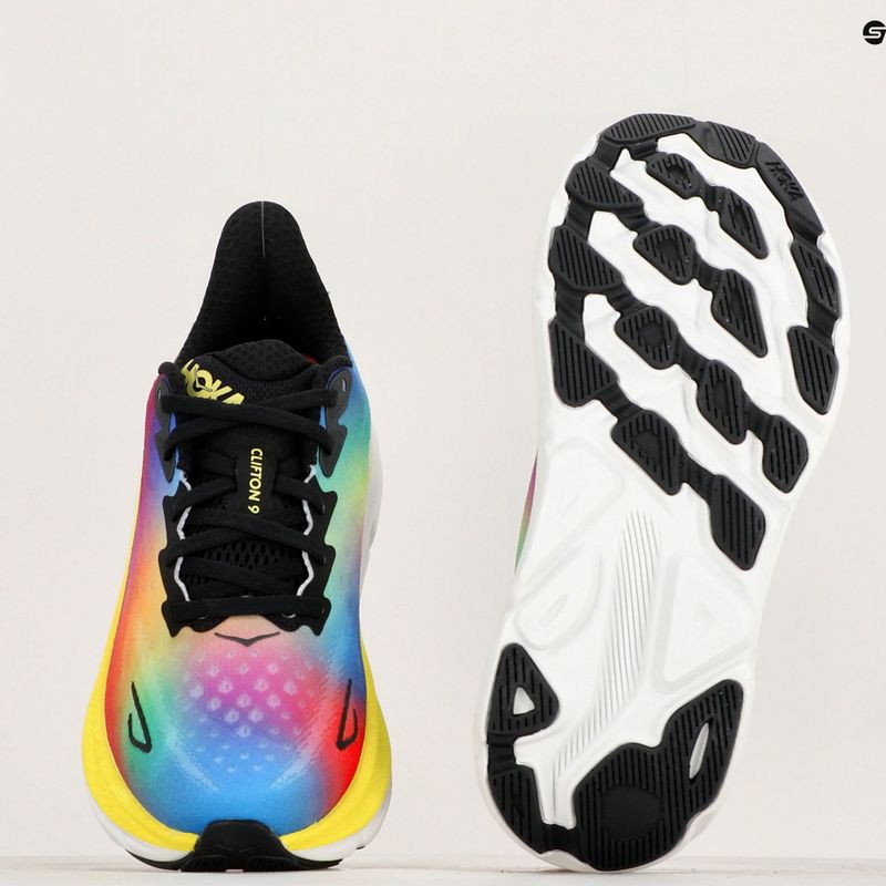 Дамски обувки за бягане HOKA Clifton 9 black/multi 12