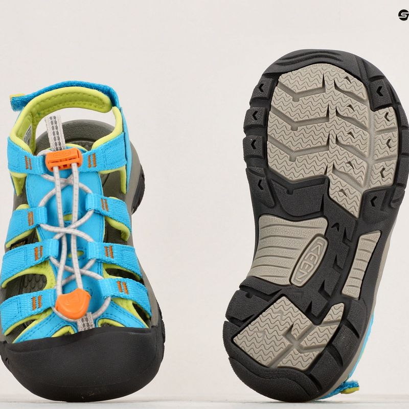 Детски сандали KEEN Newport Boundless blue atoll/daiquiri green 9