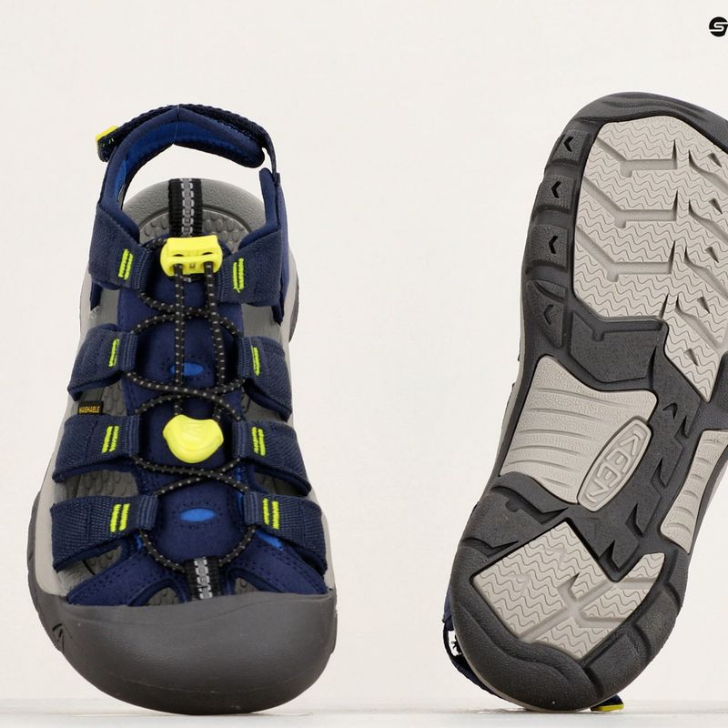 Младежки сандали KEEN Newport Boundless navy academy/evening primrose 9