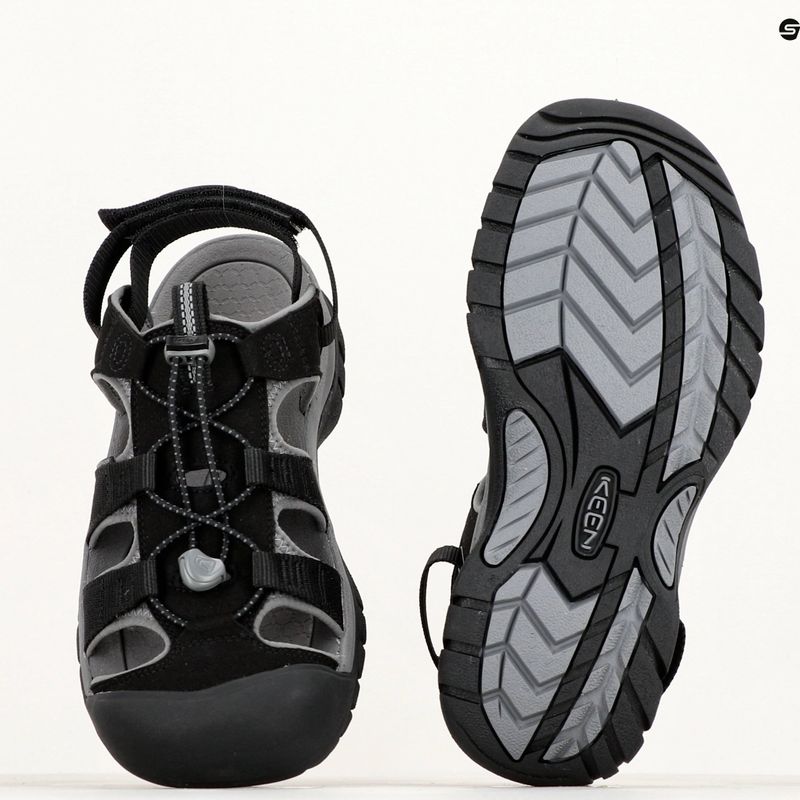 Мъжки сандали KEEN Rapids H2 за трекинг черно/стоманено сиво 9