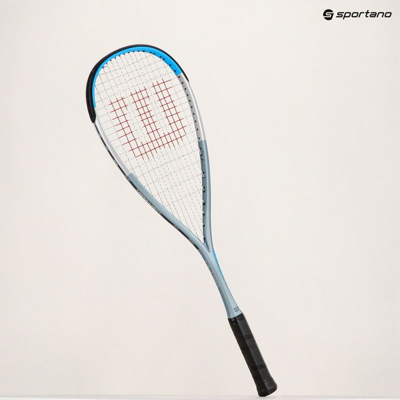 Ракета за скуош Wilson Ultra L синя/сребърна 16