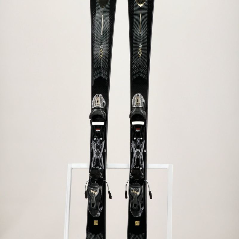 Дамски ски за спускане Rossignol Nova 10 + XP11 връзки черно/металическо зелено 8
