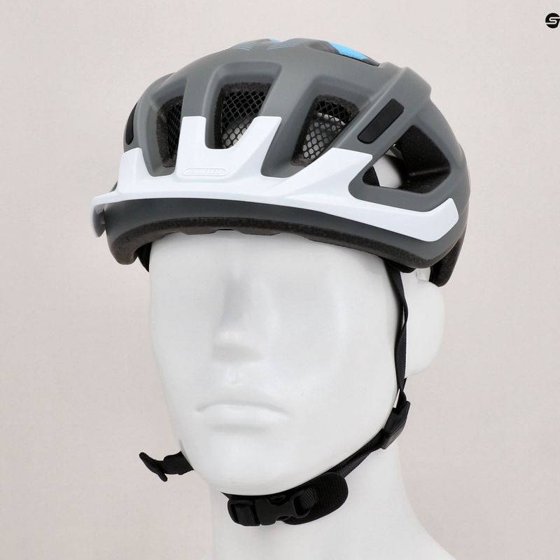 ABUS каска за велосипед Aduro 3.0 race grey 9