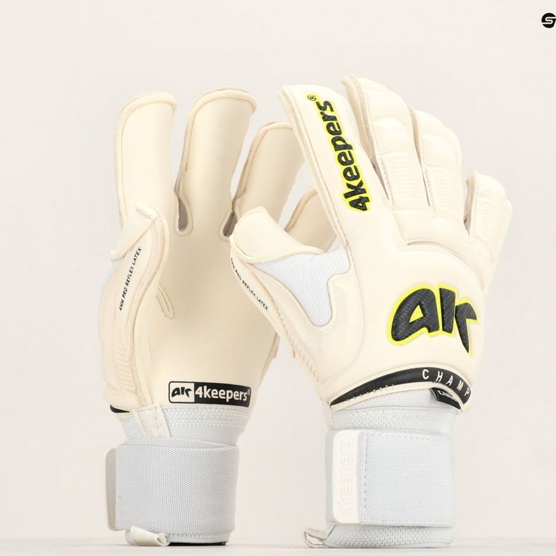Вратарски ръкавици 4keepers Champ Carbo VI RF2G strap white 5