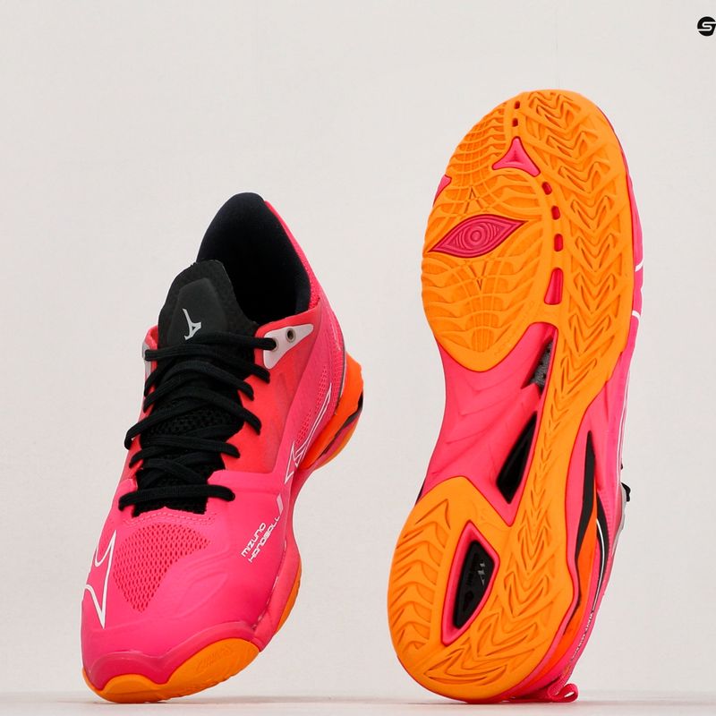 Мъжки обувки за хандбал Mizuno Wave Mirage 5 radiant red/white/carrot curl 10