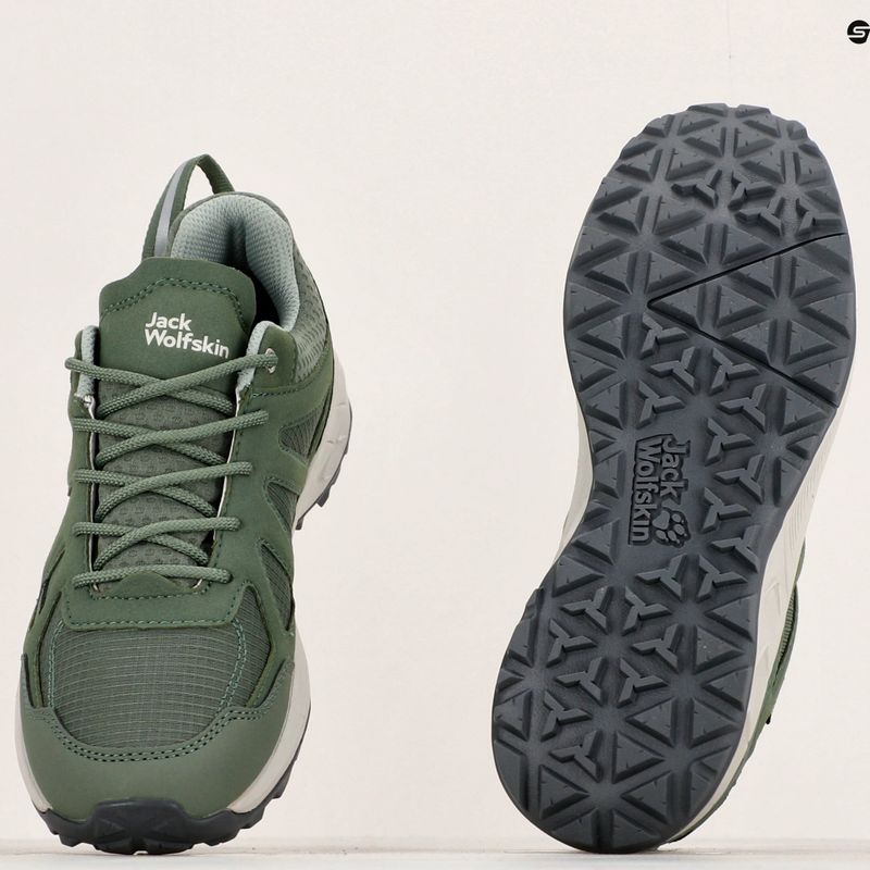 Дамски ботуши за трекинг Woodland 2 Texapore hedge green на Jack Wolfskin 10