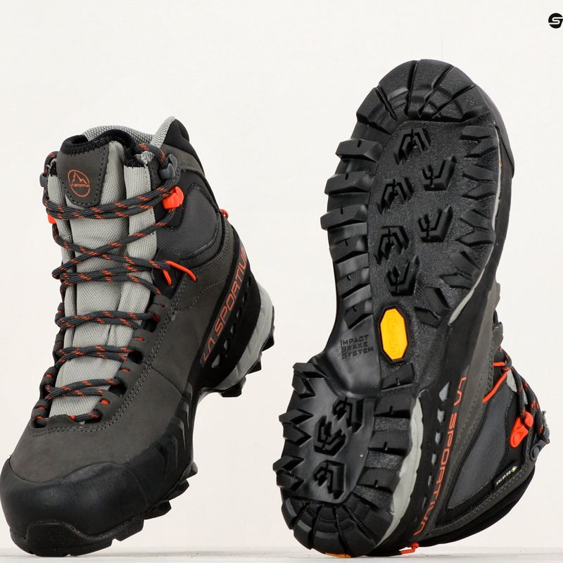 Дамски ботуши за трекинг La Sportiva TX5 GTX carbon/paprika 10