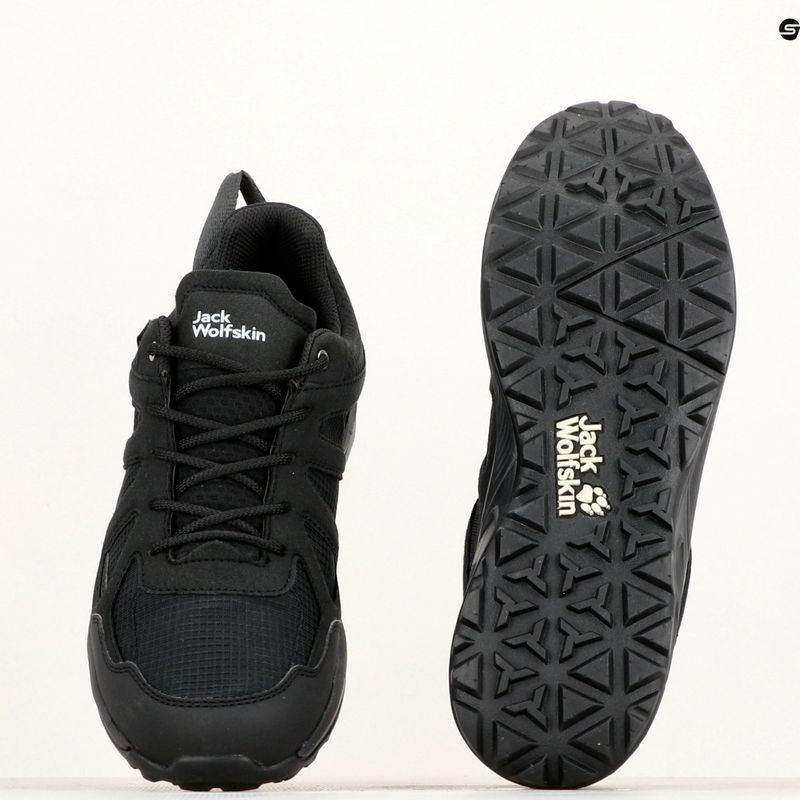 Jack Wolfskin мъжки ботуши за трекинг Woodland 2 Texapore Low black 14