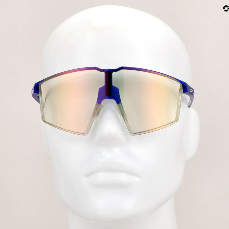 Julbo Edge Reactiv 1-3 Light Amplifier метално синьо/бяло/многопластово златно розово слънчеви очила 10