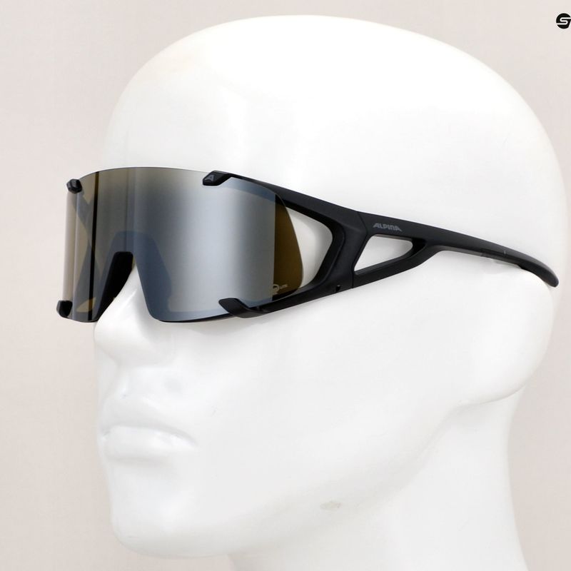 Слънчеви очила Alpina Hawkeye Q-Lite black matt/silver mirror 8