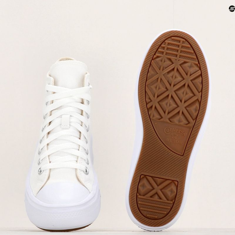 Дамски кецове Converse Chuck Taylor All Star Move Platform Hi 568498C white/natural ivory/black 10