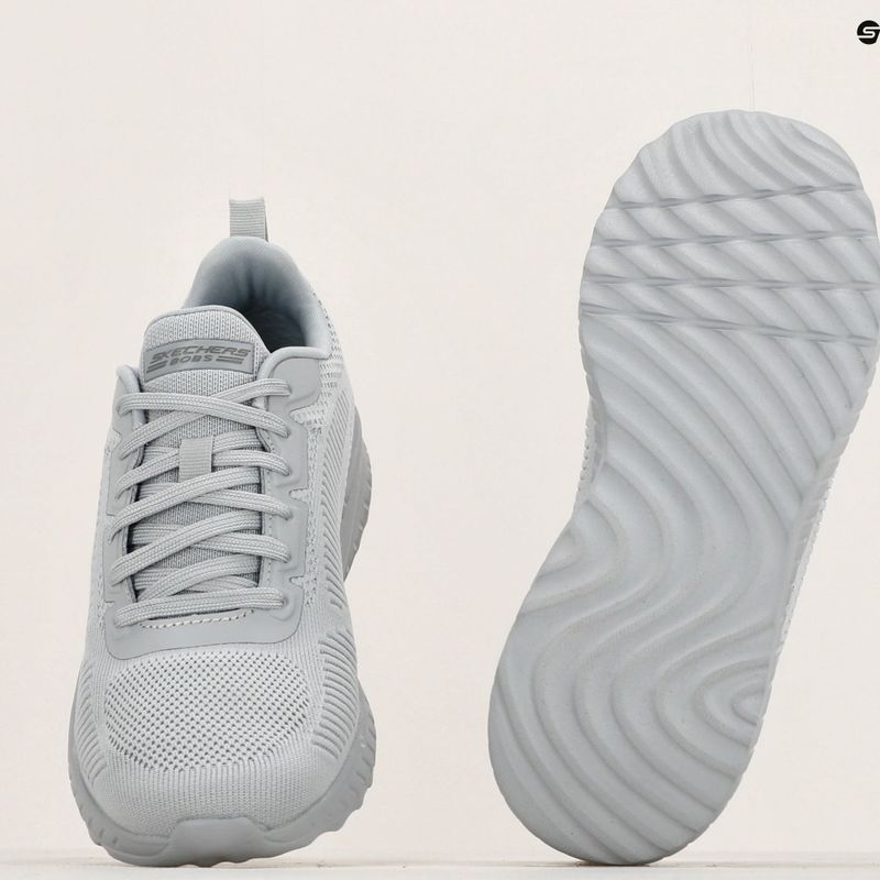 SKECHERS Дамски обувки Bobs Squad Chaos Face Off светло сиво 10