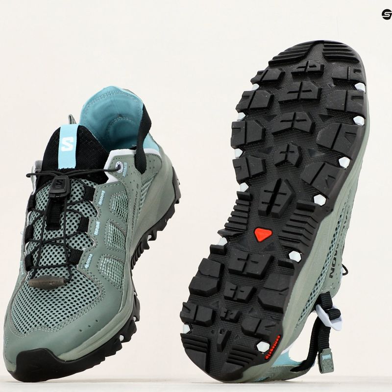 Дамски обувки за вода Salomon Techamphibian 5 laurel wreath/arctic ice/marine blue 12