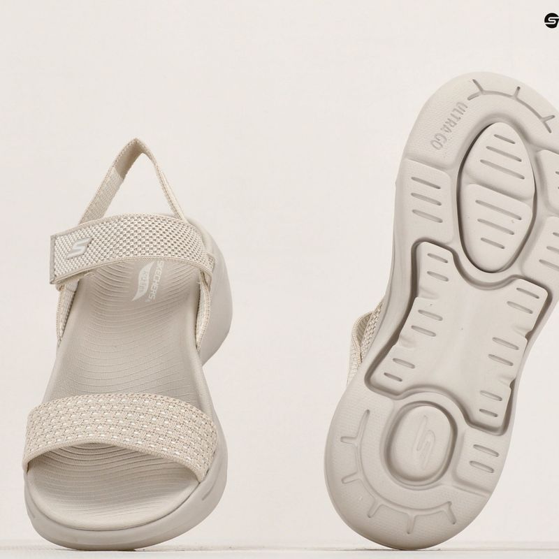 Дамски сандали SKECHERS Go Walk Arch Fit Polished beige 10