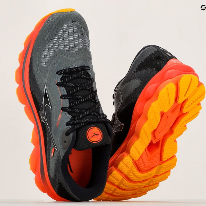 Мъжки обувки за бягане Mizuno Wave Sky 7 turbulence/nickel/hot coral 11