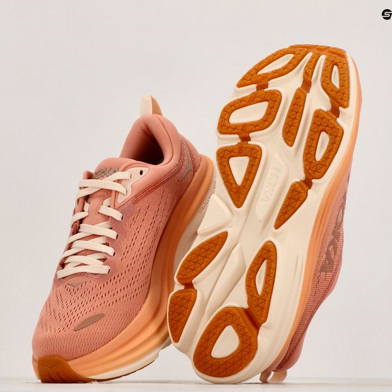 Дамски обувки за бягане HOKA Bondi 8 sandstone/cream 9