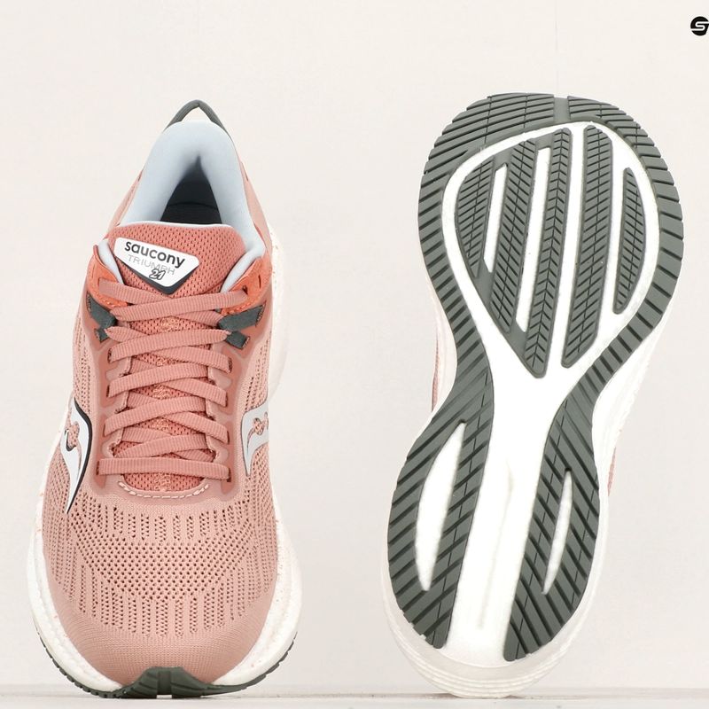 Дамски обувки за бягане Saucony Triumph 21 lotus/bough 9