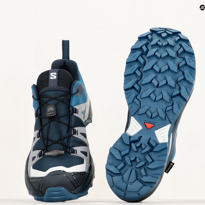 Мъжки обувки за туризъм Salomon X Ultra 360 GTX carbon/india ink/deep dive 9