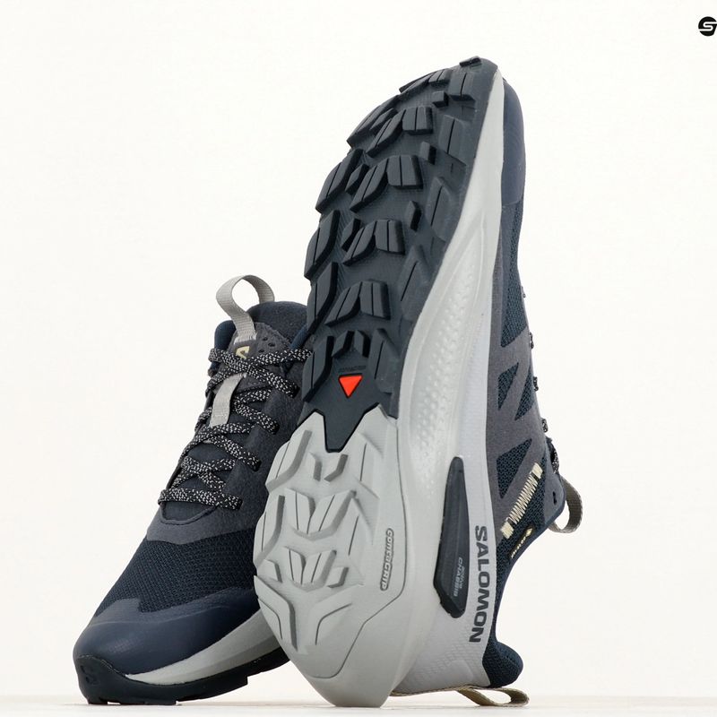 Salomon Elixir Activ GTX мъжки туристически обувки carbon/sharkskin/slate green 9