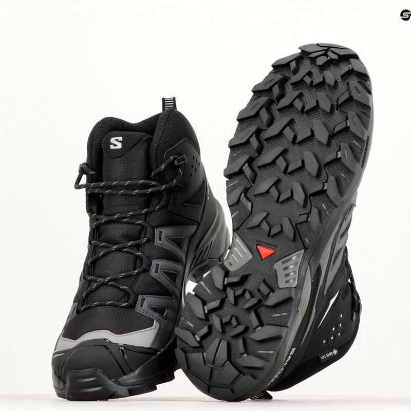 Мъжки обувки за трекинг Salomon Cross Hike MID GTX 2 black/black/magnet 12