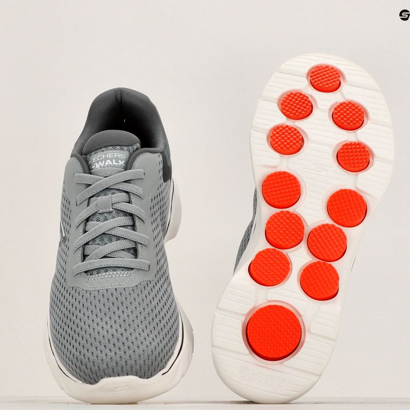 Мъжки обувки SKECHERS Go Walk 7 The Construct сиво/бяло/оранжево 9