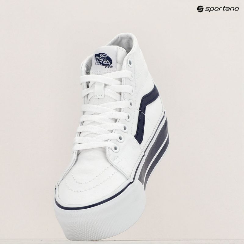 Обувки Vans UA SK8-Hi Tapered Stackform Sport Stripes navy true/white 9