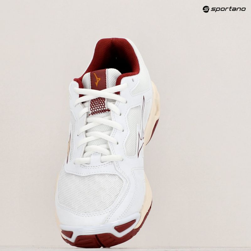 Дамски обувки за хандбал Mizuno Wave Phantom 3 white/cabernet/mp gold 9