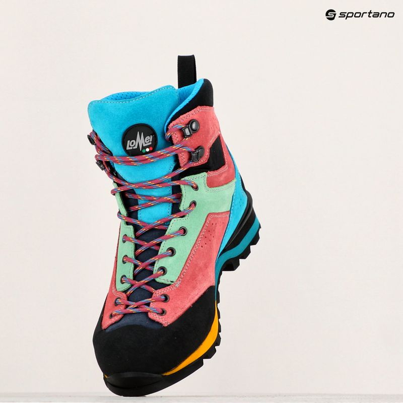 Дамски обувки за трекинг Lomer Badia High Mtx turquoise/begon 9