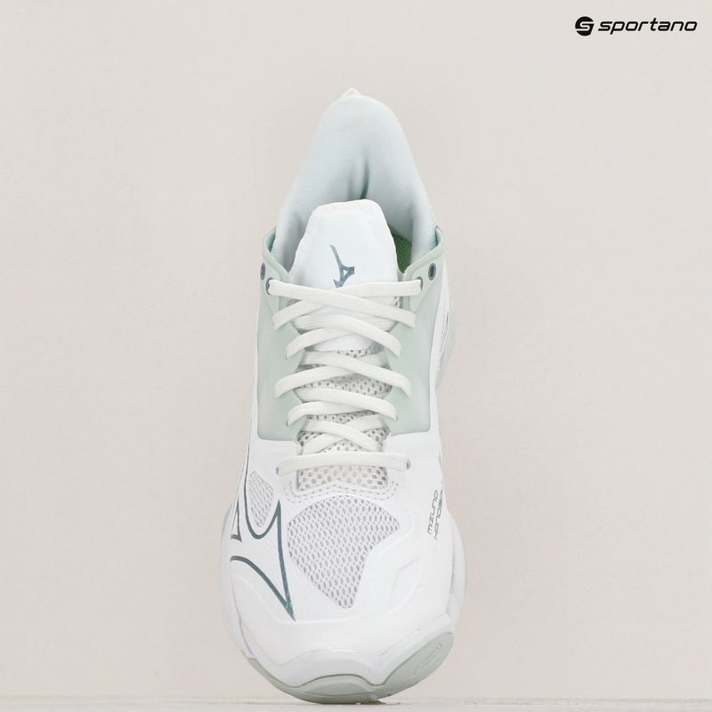 Дамски обувки за хандбал Mizuno Wave Mirage 5 white/glacial ridge/patinagreen 9