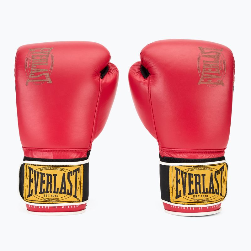 Боксови ръкавици Everlast 1910 Classic red 2