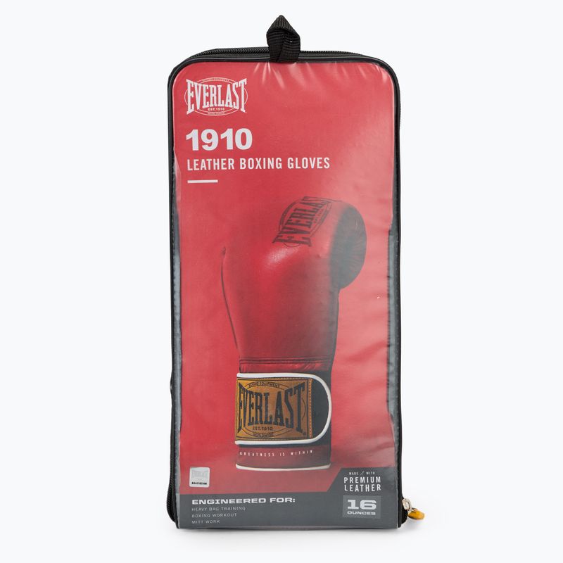 Боксови ръкавици Everlast 1910 Classic red 6