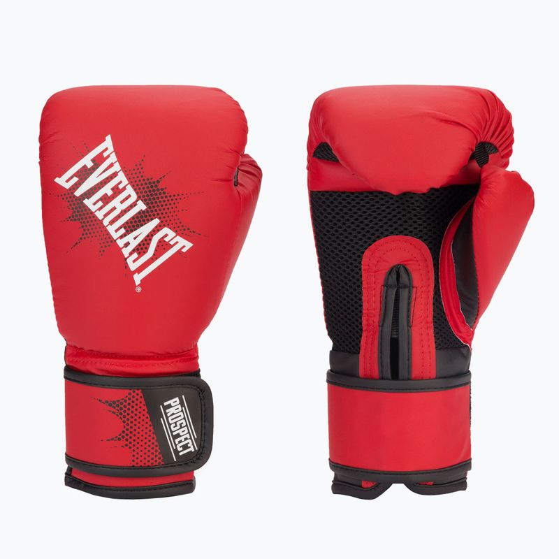 EVERLAST junior Pu Prospect Ръкавици детски боксови ръкавици червени EV4600 3