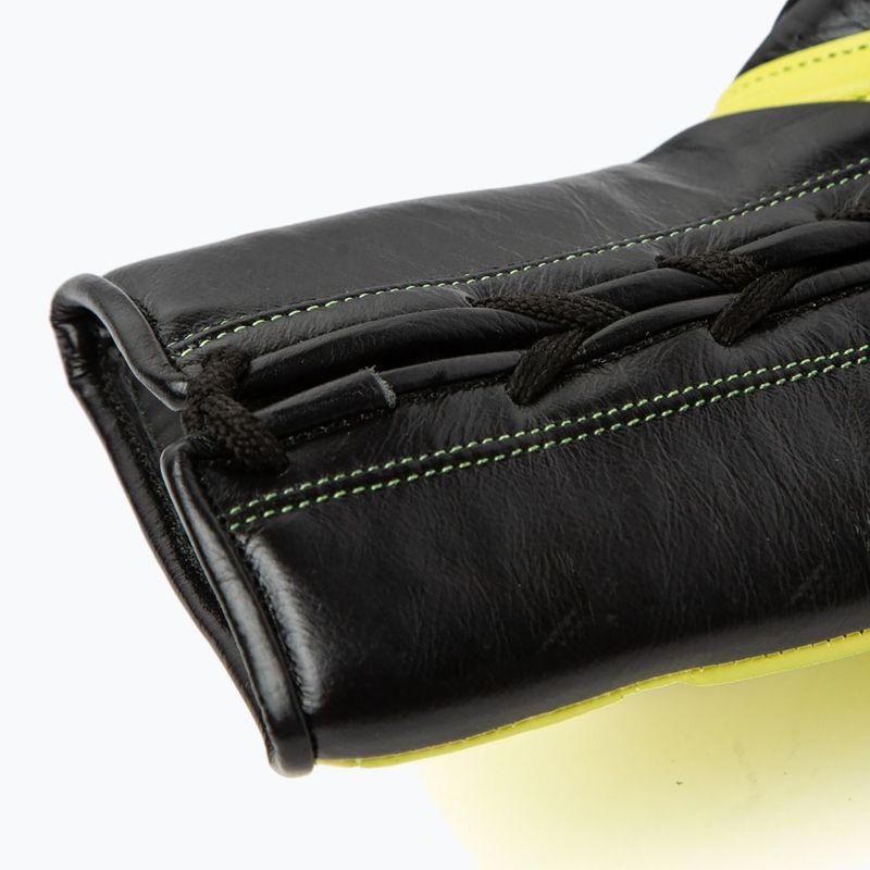Боксови ръкавици Everlast Powerlock 2 Laced Pro Training neon yellow 11
