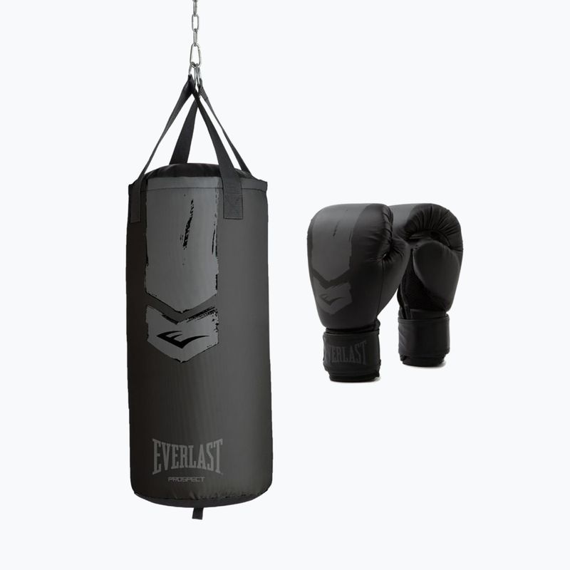 Детски боксов комплект Everlast Prospect 2 Heavy Bag black/grey