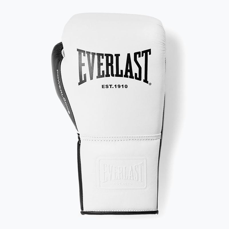 Боксьорски ръкавици Everlast Powerlock Pro OG Laced white/black 2