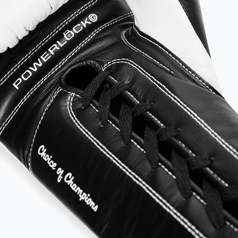 Боксьорски ръкавици Everlast Powerlock Pro OG Laced white/black 4