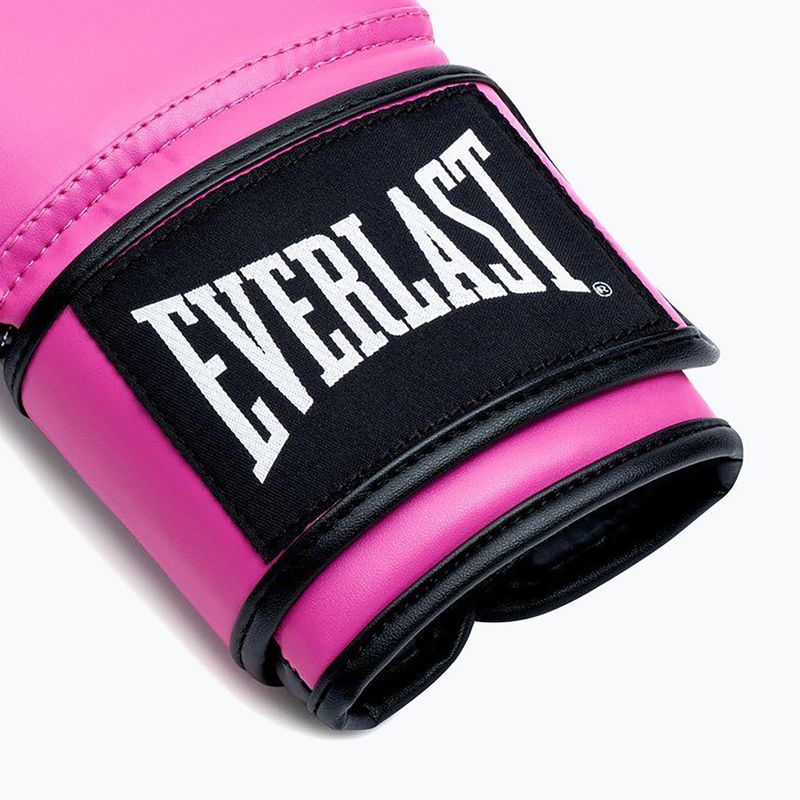 Боксови ръкавици Everlast Powerlock Pro OG H&L Training Glove pink/black 5