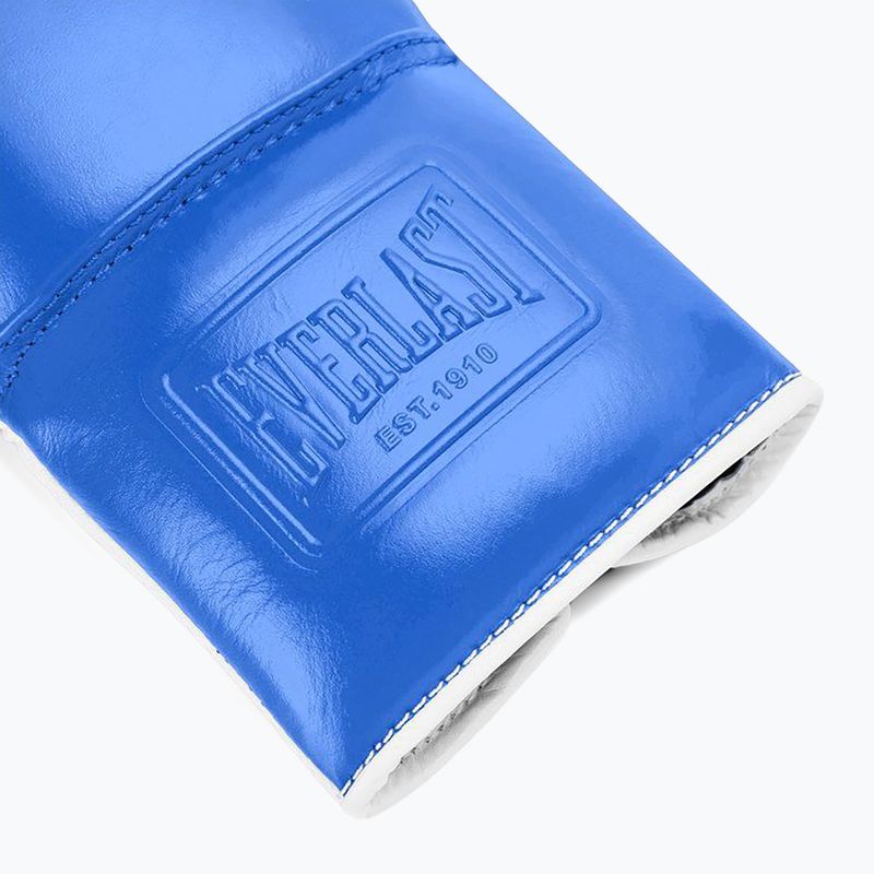 Боксьорски ръкавици Everlast Powerlock OG Pro Fight blue/white 4